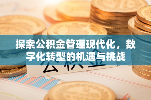 梨树探索公积金管理现代化，数字化转型的机遇与挑战