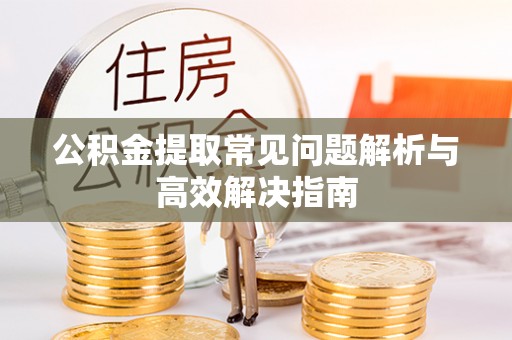梨树公积金提取常见问题解析与高效解决指南