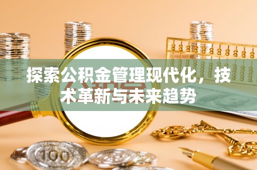 梨树探索公积金管理现代化，技术革新与未来趋势