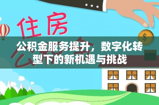 梨树公积金服务提升，数字化转型下的新机遇与挑战