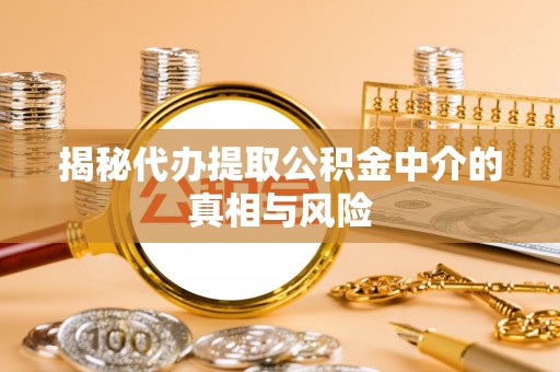 梨树揭秘代办提取公积金中介的真相与风险