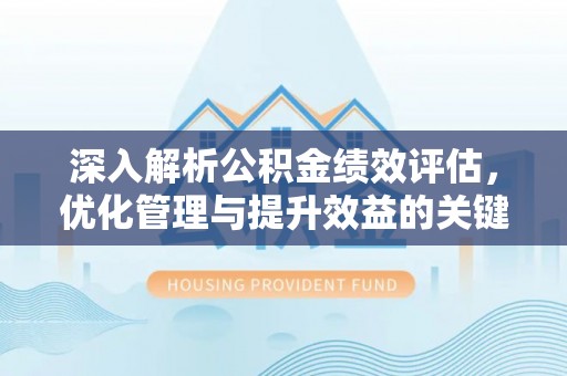 梨树深入解析公积金绩效评估，优化管理与提升效益的关键路径