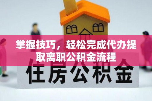 梨树掌握技巧，轻松完成代办提取离职公积金流程