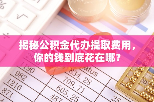 梨树揭秘公积金代办提取费用，你的钱到底花在哪？