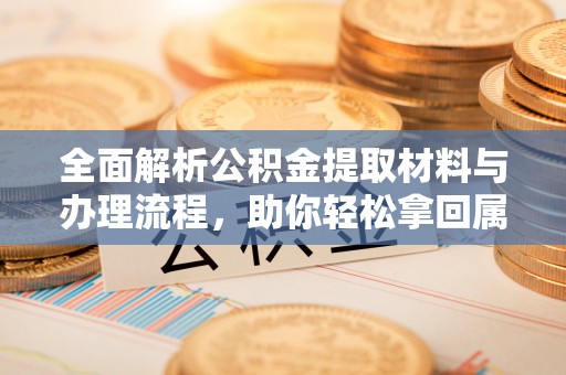 梨树全面解析公积金提取材料与办理流程，助你轻松拿回属于自己的钱