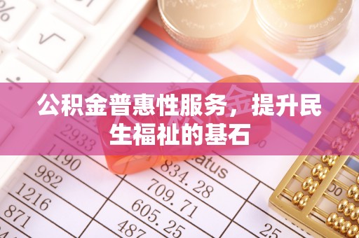 梨树公积金普惠性服务，提升民生福祉的基石