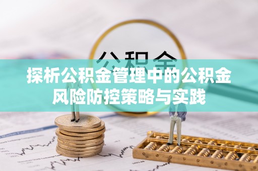 梨树探析公积金管理中的公积金风险防控策略与实践
